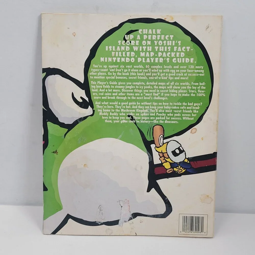 Super Mario World 2 Yoshi's Island Nintendo Players Guide- AVG COND